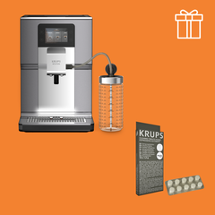 Автоматическая кофемашина Krups EA875E10+Чистящее средство XS300010