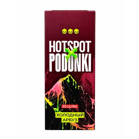 Жидкость HOTSPOT x PODONKI Resonance Salt 2.0% ULTRA 30 ml - Холодный Арбуз