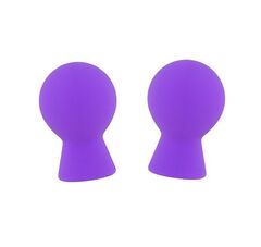 Фиолетовые присоски для груди LIT-UP NIPPLE SUCKERS SMALL PURPLE - 