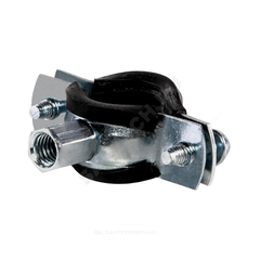 Хомут крепежный сталь оц с резиновой прокладкой Дн 53-58 (1 3/4") М8/М10 б/к 3011 Strongman