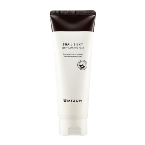 Mizon Snail Silky Deep Cleansing Foam Пенка для лица глубокоочищающая с муцином улитки