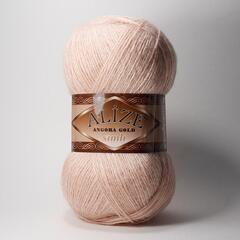 ALIZE "Angora Gold Simli", 10% мохер, 10% шерсть, 5% металлик - 75% Акрил, 100 гр, 550 м, 161 пудра