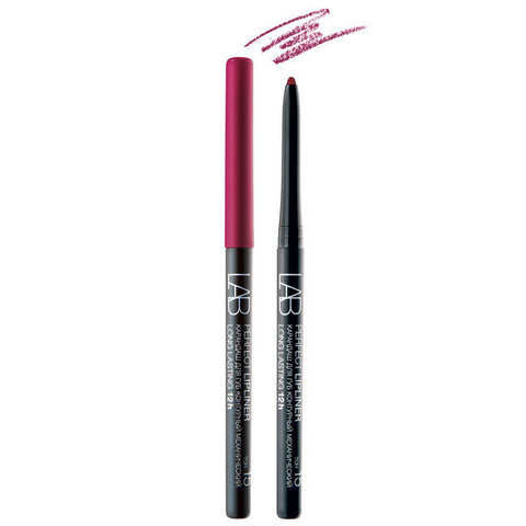 Карандаш для губ Perfect Lipliner Long Lasting 12h контурный механический LAB colour тон 15 темная фуксия  , ( Белита )