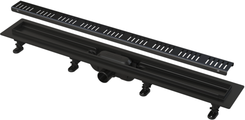 Alcaplast Водоотвод для душа, EKO черный, арт	. AG101101750 (APZ10BLACK-750M)