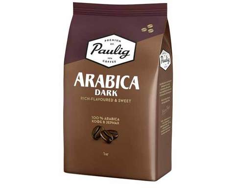 Купить Кофе в зернах Paulig Arabica Dark, 1 кг (Паулиг) по цене 1250 руб в интернет магазине ShopKofe