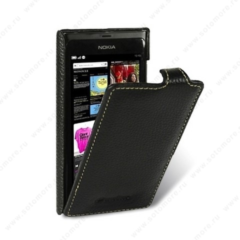 Чехол-флип Melkco для Nokia N9 Leather Case Jacka Type (Black LC)