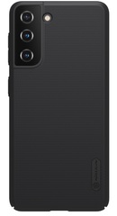 Чехол для смартфона Samsung Galaxy S21 от Nillkin серии Super Frosted Shield черного цвета