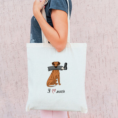 Тканевая сумка "Ридж  любит людей"