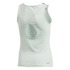 Футболка для девочки Adidas G Keyhole Tank - dash green/shock yellow