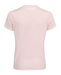 Женская теннисная футболка Head Padel TYPO T-Shirt W - rose