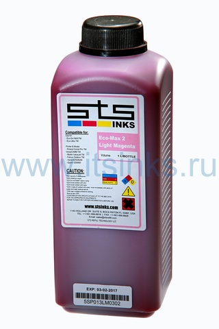 Эко-сольвентные чернила STS Eco-Max2 Light Magenta 1000 мл