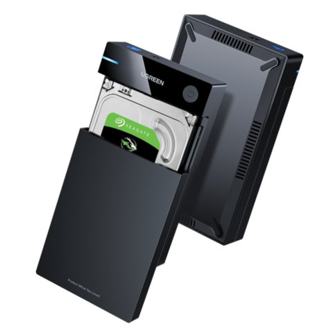 Корпус для HDD UGREEN USB 3.0 B to SATA Hard Drive 3.5''/2.5