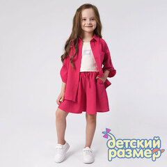 Костюм (рубашка и шорты, под лен)