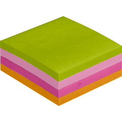 Стикеры Attache Selection куб 51х51, неон-1 4 цвета 400 л
