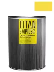 Грунт-эмаль для металлических поверхностей 3 в 1 Ореол Титан гладкая желтая RAL 1021