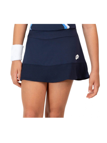Детская теннисная юбка Lotto Squadra G II Skirt PL - navy blue