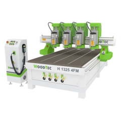 Фрезерно-гравировальный станок с ЧПУ WoodTec H 1325 4FM