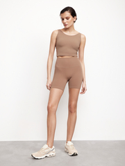 Велосипедки Bella Mini Shorts in Caramel