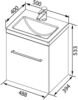 Aquanet 212575 Тумба с раковиной Aquanet Порто 50 белый (212575)
