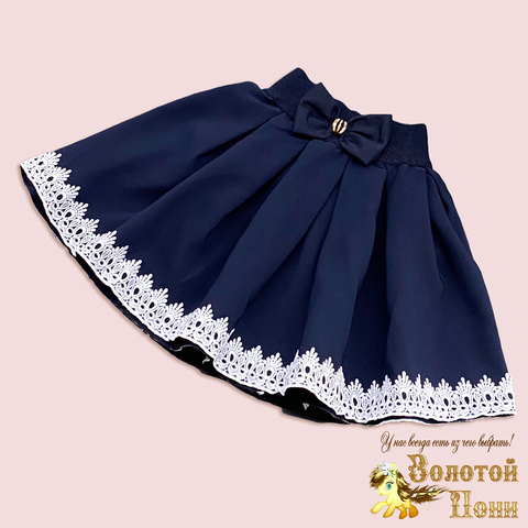 Юбка школьная д (7-11) 250515-W4037
