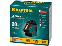 KRAFTOOL LL360, лазерный нивелир (34645)