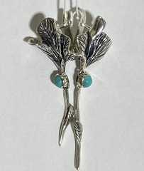 Хибла (серьги из серебра)
