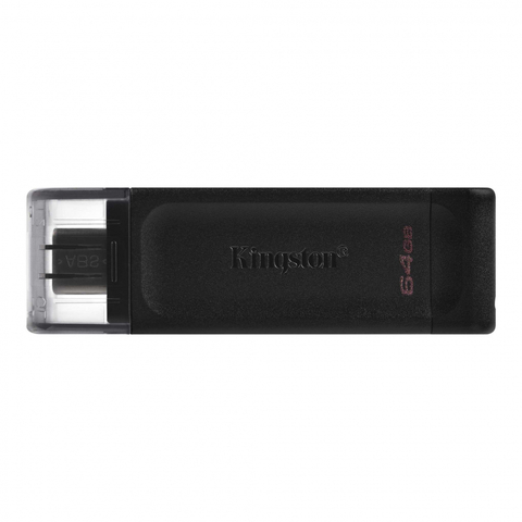 Флеш-память Kingston DataTraveler 70, USB-C 3.2 G1, чер, DT70/64GB