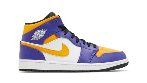 Кроссовки Jordan 1 Mid Lakers