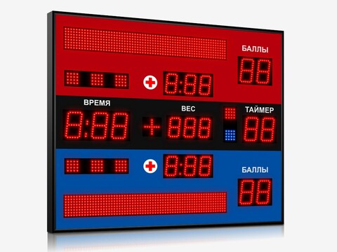 Табло для самбо Импульс 710-D10x9-D8x9-L2xS8x64xP10-S8-P1