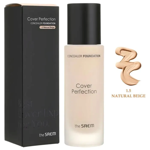 The Saem Cover Perfection Concealer Foundation  Крем-консилер тональный для лица