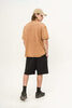 Футболка Kultura oversize Premium garment dyed бежевый