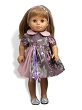 Платье летнее с запахом - На кукле. Одежда для кукол, пупсов и мягких игрушек.