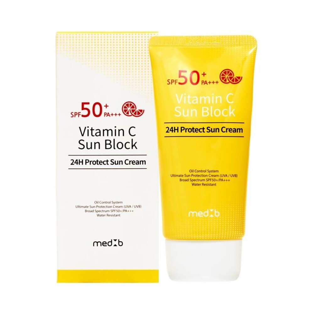 Солнцезащитный крем с витамином C MEDB Vitamin C Sun Block ​Cream SPF50  PA+++