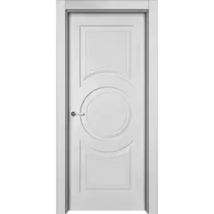 Купить Межкомнатная дверь эмаль Метро белая глухая