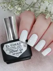 El Corazon Гель-лак IDeal Gel №GL-102 белый, 7 мл   UV/LED