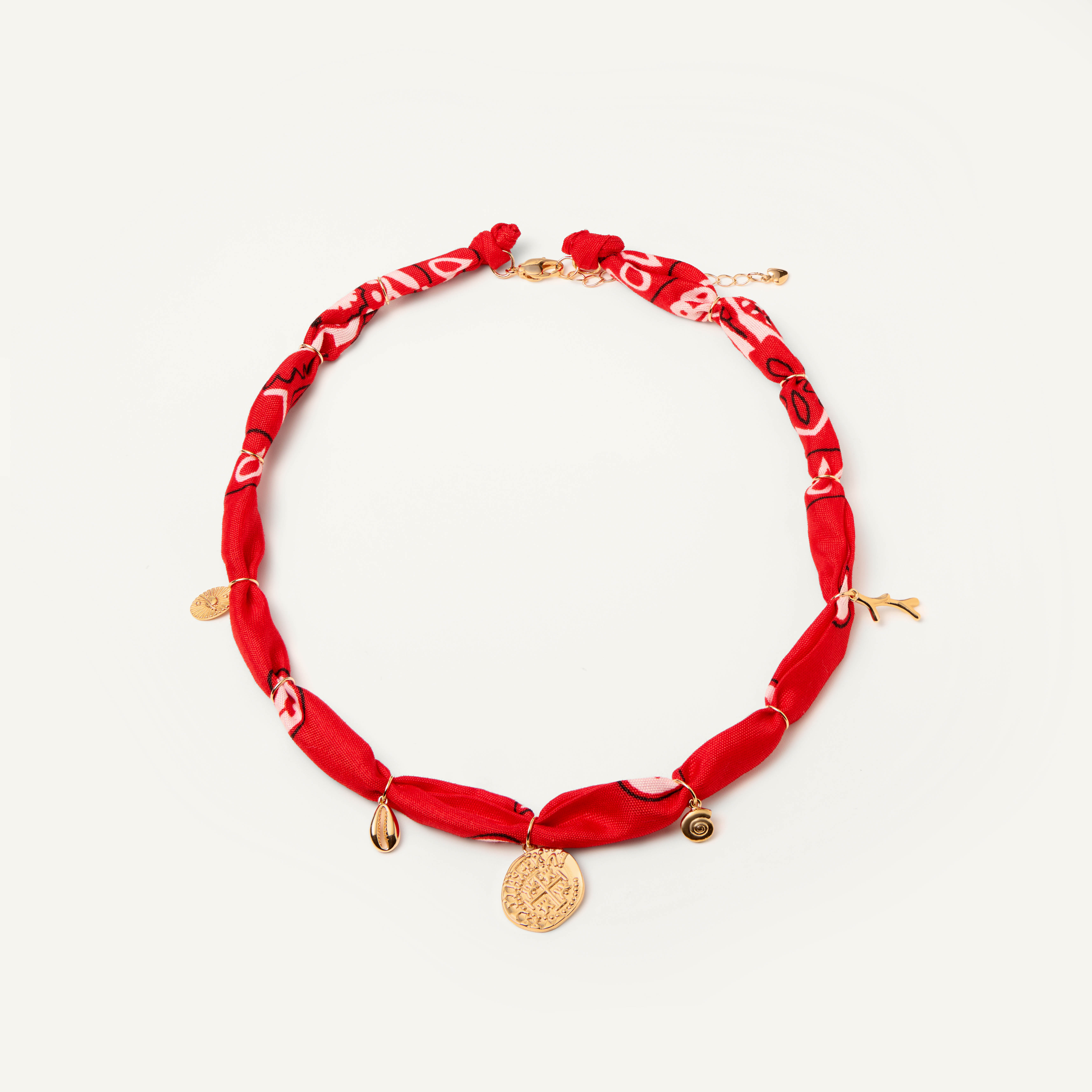 

Колье Bandana Necklace - Red
