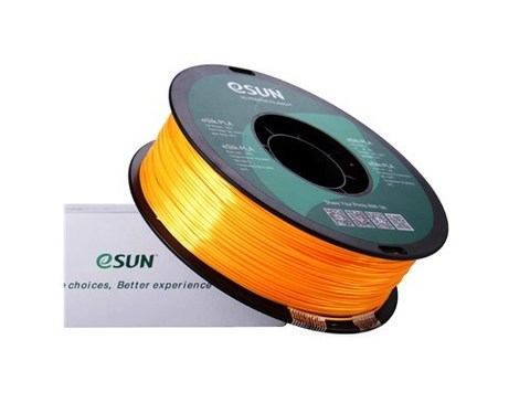 Катушка пластика eSilk-PLA Esun, 1.75 мм, 1 кг, желтая