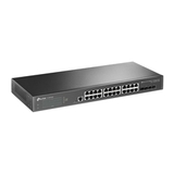 TP-Link JetStream 24-портовый гигабитный управляемый коммутатор уровня 2+ с 4 10G SFP+ слотами