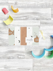 Набор платочков-слюнявчиков Mjölk Submarines