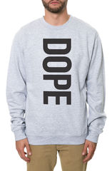 Свитшот DOPE Vertical Crewneck серый
