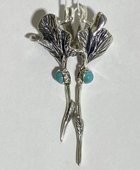 Хибла (серьги из серебра)