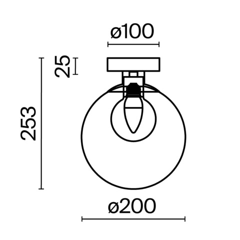 Настенный светильник Maytoni Basic form MOD521WL-01G3