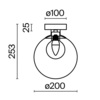 Настенный светильник Maytoni Basic form MOD521WL-01G3