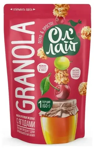 Мюсли хрустящие медовые т.з. 