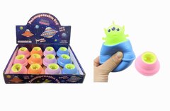 Антистресс Инопланетянин в Летающей Тарелке, в уп 12шт. цена за шт.