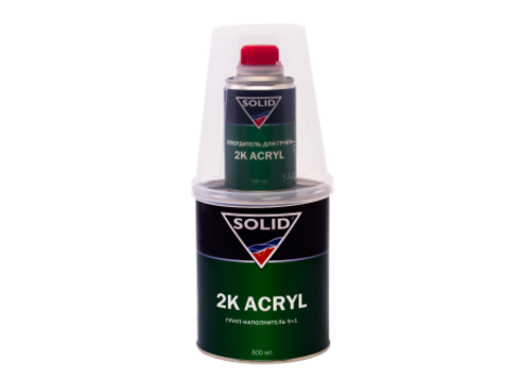 Solid  Грунт 2K Acryl белый  в компл. с отверд. 331.0801