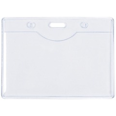 
          Бейдж горизонтальный Alingar, 9,5 см х 7,0 см, ПВХ, прозрачный