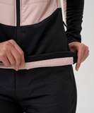 Премиальный костюм для лыж и зимнего бега Nordski Hybrid Pro 2.0 Black/Soft Pink женский