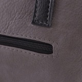 Сумка Саломея 595 мульти итальянский серо-черный