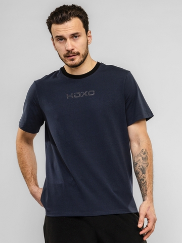 Футболка "НОХО" мужская, цвет "Полярная ночь"